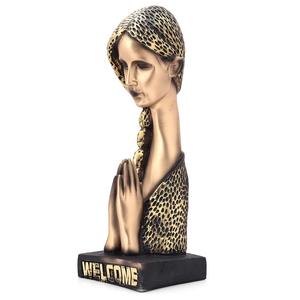 Tableware Showpiece Lady Figurine Decorative Sculpture And Home Accent Wholesale Price <strong>Cute</strong> Girl Sculpture And <strong>Object</strong> Hot Sale - Product Image 5