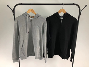 Sudadera con Capucha Estilo Británico Unisex de Forro Polar para Invierno, Bordado de Caballo de Guerra en el Pecho, Tirador de Cremallera Metálico, Logotipo Personalizable - Product Image 4