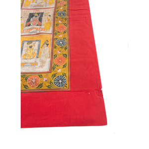 Pichwai Art Green Cotton Cloth <b>Wall</b> Art Tapestry Bohemian Christmas Style Scenic for Home Outdoor Nordic for <b>Wall</b> <b>Decor</b> Ramadan - Product Image 4