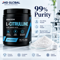 Poudre de L-Citrulline OEM 99% Pure, Ingrédient de Supplément de L-Citrulline, Acide Aminé Pré-Entraînement OEM