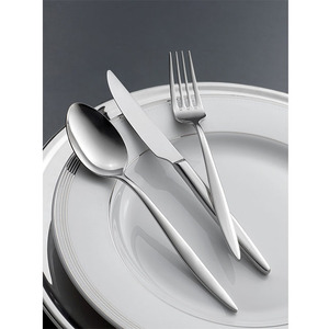 Wholesale 3-Piece <b>Small</b> Size Silverware Flatware Set Stainless Steel <b>Table</b> Cutlery Including Spoon Fork Knife Tea <b>Coffee</b> Usage - Product Image 1