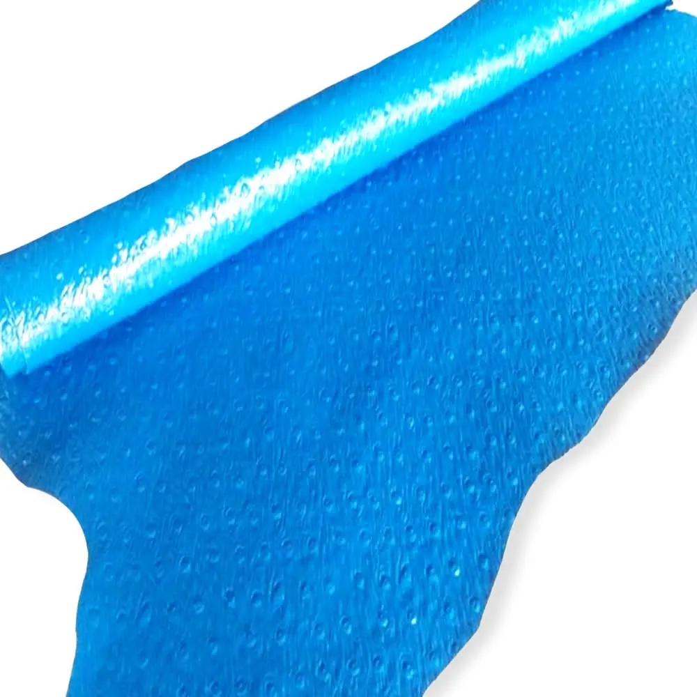 Azul de avestruz de patente de cabra de calidad superior para bolsos y zapatos cómodos