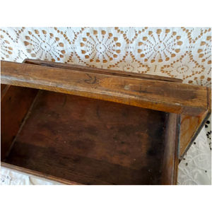 Caddy en bois moderne fini naturel fait à la main, multi-usage, ustensiles de cuisine de table de luxe, ustensiles mobiles, support poignée non pliable - Product Image 4