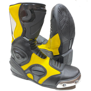 Cómodos zapatos de moto hechos a medida Zapatos de cuero genuino para moto Botas de moto más vendidas a la venta - Product Image 2