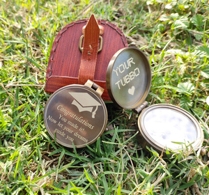 Regalo de graduación de Nieto, regalo de aniversario de brújula, regalos de marido, regalo de parejas, regalos de Navidad - Product Image 2