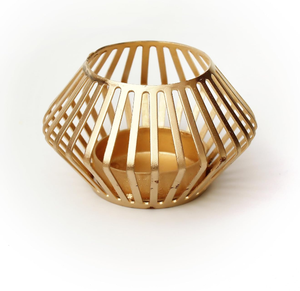 Portavelas Decorativo Vintage PARA EL Hogar, Portavelas de Color Dorado Moderno PARA EL Hogar, Hotel y Restaurantes - Product Image 3