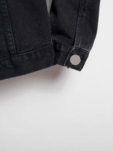 Veste en jean vintage sur mesure OEM/ODM en gros avec logo personnalisé pour hommes - Dernier style de mode 2026 - Product Image 4