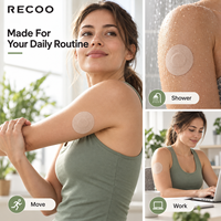 RECOO CGM Overpatch, bande de protection imperméable et respirante pour capteur de surveillance continue du glucose, emballage personnalisé, marque privée, OEM