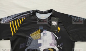 No GI Rash Guards High Quality Base Layer <b>Compression</b> <b>Shirts</b> Stretchable Full Sleeves Rash Guard with Custom Sublimation Print - Product Image 2