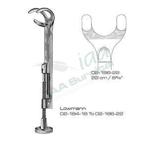 เครื่องมือผ่าตัดกระดูกโลว์แมนน์ โบน โฮลดิ้ง แคลมป์ 02-184-18 ถึง 02-186-22 ทำจากสแตนเลส ได้รับมาตรฐาน CE ISO - Product Image 5