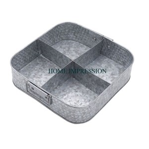 Admirable juego de diseño de 2 mesas de comedor bandejas para servir alimentos diferentes tamaños boda y hoteles Decoración de cocina bandejas seguras para alimentos - Product Image 2