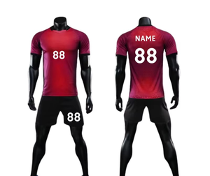Ensembles de fabricant de maillots de football Classic Wear Polyester Unisex Solid Colors Short Sleeve Soccer - Product Image 3