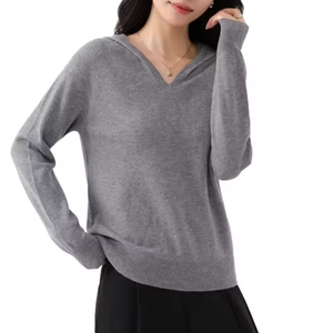 Sudadera con capucha de gran tamaño de buena calidad para mujer, sudadera informal de manga larga con hombros caídos de invierno para mujer - Product Image 2