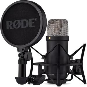 Microphone de studio à condensateur à large diaphragme RoDEs NT1 5e génération, best-seller, neuf, avec sorties XLR et USB, et suspension antichoc - Product Image 5