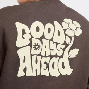 เสื้อสเวตเตอร์คอตตอนคอกลมของผู้หญิงสีล้วนแฟชั่นยอดนิยม - Product Image 4