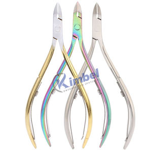 Cortador de uñas de cutícula lateral francés de acero inoxidable profesional, caja de logotipo personalizado, herramienta de belleza, pinza para uñas - Product Image 2