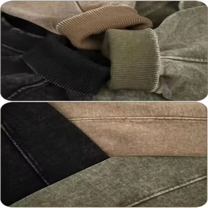 Gran oferta Vintage Hoody Drop Shoulder Plus Size Hoodies Pullover Sudaderas Custom Oversized Hoodie Unisex para hombres - Product Image 5