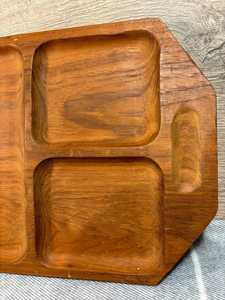 Plateau de service en bois fait à la main fabriqué à partir de bois naturel idéal pour le petit-déjeuner ou la décoration de table à la maison rustique - Product Image 4