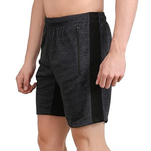High Quality Customizable Double <b>Layer</b> Fitness Shorts for Men Eco-Friendly Plain Dyed Puff Print Trending High Street Casual - Product Image 3