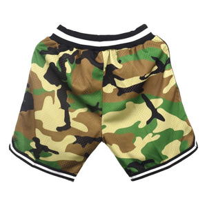 Wholesale 100% Polyester <b>Men's</b> <b>Camouflage</b> Mesh <b>Shorts</b> Custom Design With Sublimation Printing Elastic Waist Solid Pattern - Product Image 2