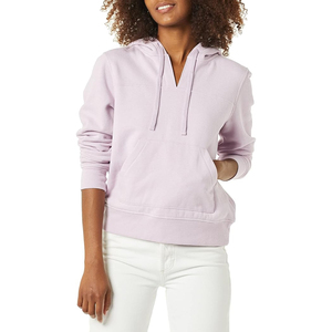 Sudaderas y sudaderas transpirables de manga larga personalizadas sólidas de alta calidad para mujer - Product Image 1
