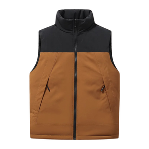 Wholesale Custom Sleeveless Puffer <b>Jacket</b> for <b>Men</b> and Women | <b>Lightweight</b> Quilted Vest | Winter Streetwear Outerwear - Product Image 4