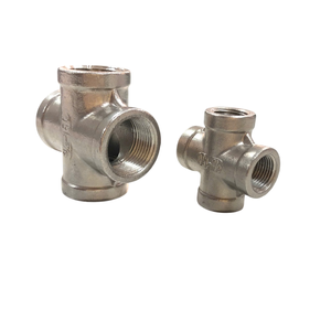 Raccords de tuyauterie à coulée croisée à 4 voies en acier inoxydable de 3 pouces de haute spécification Solutions de plomberie personnalisées lisses pour les industries du gaz - Product Image 3