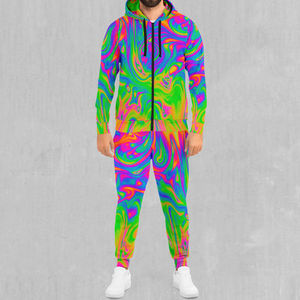 Survêtement à capuche léger pour l'entraînement hivernal Matériau à séchage rapide pour une fraîcheur toute la journée Motif solide - Product Image 3