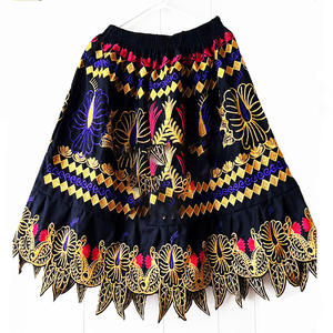 Nuevo diseño estilo isleño Micronesia falda Chuuk Guam Marshall Hawaii Mumu bordado 100% telas de algodón faldas - Product Image 4