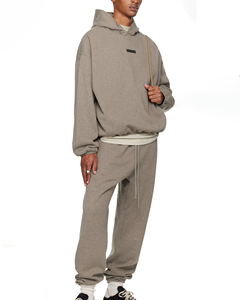 ใหม่ล่าสุด เสื้อฮู้ดดี้ผู้ชายสไตล์สตรีทแวร์ ผ้าฝ้าย 100% ทรงโอเวอร์ไซส์ ไหล่ตก สวมใส่สบาย ลายปัก 3 มิติ - Product Image 3