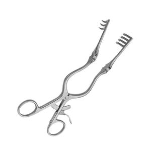 Rétracteur professionnel à pointe acérée Beckman Adson, rétracteur auto-retractable à 3 x 4 branches, 31,5 cm, en acier inoxydable - Product Image 5