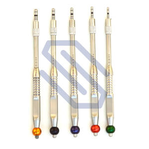 Otoscope — Instruments dentaires, appareil pour tâches dentaires, décalage du Sinus, couleur modifiée, embout à manche droit réglable, en acier inoxydable, CE, 5 pièces - Product Image 1