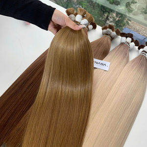 ผมต่อแท้เวียดนาม NASA HAIR แบบขายส่งจำนวนมาก ความยาว 24 นิ้ว หนา ดับเบิ้ลดรอน เนียนเรียบดุจแพรไหม - Product Image 1