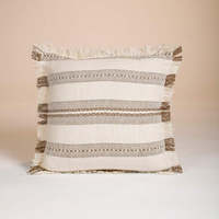Housse de coussin décorative à motifs géométriques, 100% coton, personnalisable, pour la maison et l'hôtel