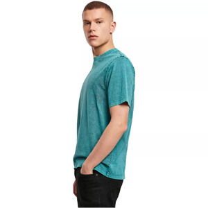 เสื้อยืดสำหรับผู้ชายเสื้อยืดผ้าฝ้ายเยื่อไม้ไผ่แขนสั้น - Product Image 3