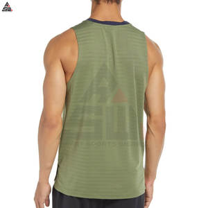 Débardeur Homme en Coton/Fibre de Bambou Respirant, Coupe Musclée, Uni, Personnalisable avec Logo, Prix Abordable - Product Image 2