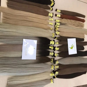 Cheveux en vrac 100% cheveux humains vierges vietnamiens meilleur prix pour 8-36 pouces cheveux en bambou de trame de génie de Style vague droite - Product Image 1