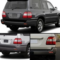 LUMA Remplacement 1 paire gauche et droite de réflecteurs de pare-chocs arrière à LED, compatible avec Lexus LX470 1998-2007