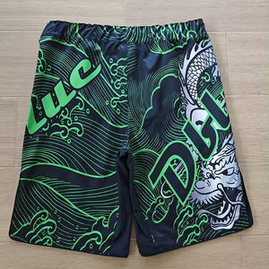 Shorts de combat MMA imprimés de haute qualité, logo personnalisé OEM, sublimation, short d'arts martiaux, nouveau design imprimé 2025, shorts de grappling MMA - Product Image 2