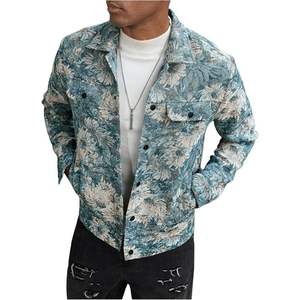 Chaqueta encerada con aceite de lona de peso pesado 2025 de moda, chaqueta impermeable de algodón para hombre, camisas de manga de primavera, chaqueta de estilo informal - Product Image 1
