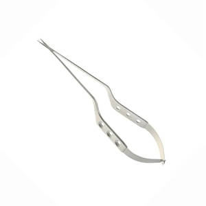 Ciseaux micro-chirurgicaux Yasargil de qualité supérieure, design droit et incurvé, réutilisables, argentés, instruments chirurgicaux à prix avantageux - Product Image 2