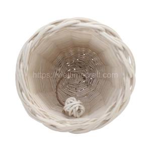 Venta al por mayor vietnamita, artesanía ecológica, campana de ratán, adornos navideños, cascabeles tejidos, decoración de árbol - Product Image 4