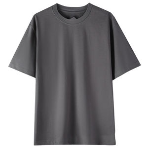 เสื้อยืดโอเวอร์ไซส์ผ้าฝ้ายวินเทจฟอกสี หนานุ่ม สไตล์สตรีทแวร์ สำหรับผู้ชาย - Product Image 2