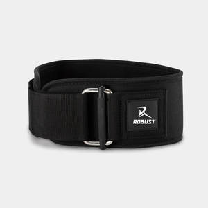 Cinturón de Levantamiento de Pesas Transpirable, Ligero y Ecológico de Nailon y Neopreno con Cierre Ajustable de Gancho y Bucle para Entrenamiento Físico en el Gimnasio - Product Image 1