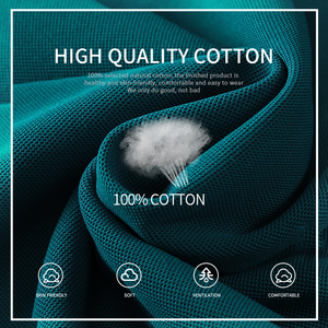 Camiseta de polo de 100% algodón de alta calidad para hombre, impresión y bordado personalizados, 12 colores, lona sólida, logotipo OEM, camisa en blanco - Product Image 4