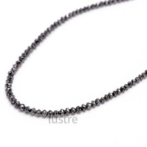 Perles de diamant noir 100% naturelles 2,6-3,5 mm Diamants en vrac - Product Image 3