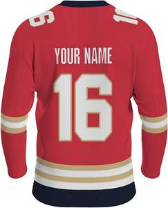 Le plus populaire concevez votre propre logo uniforme de hockey sur glace grande taille pour adulte - Product Image 2