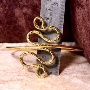 Brazalete de Metal Estilo Escultura Moderna China para Atuendos Elegantes, Especial de Navidad - Product Image 5