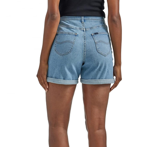 กางเกงขาสั้นผ้าเดนิมขาสั้นสำหรับผู้หญิงกางเกงขาสั้นผ้าฝ้าย100% สำหรับผู้หญิงกางเกงเดนิมขาสั้นแฟชั่นใหม่2026 - Product Image 3