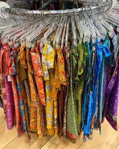 Best Quality Handmade Silk Wrap <b>Skirt</b> From Recycled Saris Perfect for Travel & Yoga Eco-Friendly Gift for Women - Product Image 6